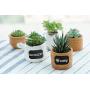 CAXXA Chalkboard Labels Waterproof Chalk Removable Stickers Mason Jars | For Kitchen Cabinet Pantry Closet (80 Pieces)