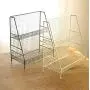Multifunctional Kitchen Bottle Jar Storage Rack Living Room Bedroom Storage Rack Cosmetics 2-tier Finishing Rack Iron Black Shelf (Color : Beige) Multifunctional Kitchen Bottle Jar Storage Rack Living Room Bedroom Storage Rack Cosmetics 2-tier Finishing Rack Iron Black Shelf (Color : Beige)