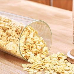 Sealed Glass Storage Jars, Kitchen Grain And Food Container 2 Pieces