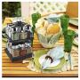 C.P.M. Saveur Et Degustation Square 2 Etages Kb5755 Spice Carousel With 16 Jars/Clear Glass/Black Lid 16.3 X 16.3 X 29 Cm