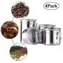 KAFEI Coffee Storage Cannister,Coffee Jar Tea Caddy Kitchen Storage Tin Canister, Stainless Steel Containers Canisters with Co2 Valve, for Coffee, Tea, Nuts and Powders KAFEI Coffee Storage Cannister,Coffee Jar Tea Caddy Kitchen Storage Tin Canister, Stainless Steel Containers Canisters with Co2 Valve, for Coffee, Tea, Nuts and Powders