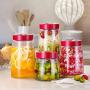 2er Pack – 34 Oc, mit Lastic Verschlussdeckel, Lebensmittel Lagerung, Fermentation, Joghurt – Große Öffnung leicht zu reinigen – Geschirrspülergeeignet