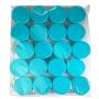 (Quantity: 20 Pieces) Beauticom 10G/10ML Round Clear Jars with TEAL Sky Blue Lids for Small Jewelry, Holding/Mixing Paints, Art Accessories and Other Craft Supplies - BPA Free