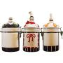 Shelf Floating European Ceramics Storage Jar Creative Kitchen Food Storage Tank Household Tea Coffee Storage Tank Sealed Jar. (Style : A)