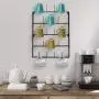 Sorbus Mug Rack Cup Holder - Wall Mounted Home Storage Mug Hooks with 5-Tier Display Organizer for Coffee Mugs, Tea Cups, Mason Jars, and More ? Holds 18 Mugs ? Black Metal Sorbus Mug Rack Cup Holder - Wall Mounted Home Storage Mug Hooks with 5-Tier Display Organizer for Coffee Mugs, Tea Cups, Mason Jars, and More ? Holds 18 Mugs ? Black Metal