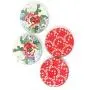 The Pioneer Woman Mason Storage Jar Colorful Lids 4 Pack, For 16 Ounce Jars The Pioneer Woman Mason Storage Jar Colorful Lids 4 Pack, For 16 Ounce Jars