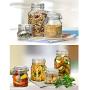 Bormioli Rocco Fido Canning Jar, Set of 3 (17.5 oz,33.75 oz,50.75 oz.)