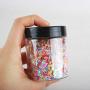NWFashion 12 Bottle 4OZ Large Clear Empty Plastic Storage Jars Containers …