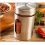 Small Glass Jar - Seasoning Storage Bottles And Jars Stainless Steel Glass Pepper Powder Toothpick Jar Kitchen Storage Tool Kitchen Gadget