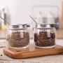 Kitchen Food Storage Jar Airtight Food Storage Kitchen Glass Jar Moisture-Proof Home Multi-Purpose Jam Bottle Cruet Spice Box Glass