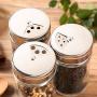 Kitchen Gadgets Spice Bottle Seasoning Box Kitchen Spice Storage Bottle Jars Transparent PP Salt Pepper Cumin Powder Box Set,Size 1