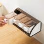 Perforation-free Condiment Box Set With Salt Shelf Household Condiment Tank Receives Box Wall Hanging Condiment Box Condiment bottles (Color : A380)