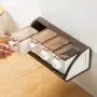 Perforation-free Condiment Box Set With Salt Shelf Household Condiment Tank Receives Box Wall Hanging Condiment Box Condiment bottles (Color : A380) Perforation-free Condiment Box Set With Salt Shelf Household Condiment Tank Receives Box Wall Hanging Condiment Box Condiment bottles (Color : A380)