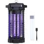 Électrochoc Anti-Moustiques Flashvin avec Ampoule Remplaçable, Piège Anti-Insectes Waterproof pour Intérieur/Extérieur, Jardin, Patio (Noir) Électrochoc Anti-Moustiques Flashvin avec Ampoule Remplaçable, Piège Anti-Insectes Waterproof pour Intérieur/Extérieur, Jardin, Patio (Noir)