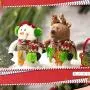 Amosfun Christmas Candy Jar Xmas Candy Storage Can Food Storage Box for Home Bedroom Living Room Amosfun Christmas Candy Jar Xmas Candy Storage Can Food Storage Box for Home Bedroom Living Room