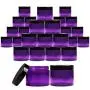 Beauticom 2 oz. (60g /60ML) (Quantity: 36 Packs) Thick Wall Round Leak Proof PURPLE CLEAR Acrylic Jars with BLACK Lids for Beauty, Cream, Cosmetics, Salves, Scrubs Beauticom 2 oz. (60g /60ML) (Quantity: 36 Packs) Thick Wall Round Leak Proof PURPLE CLEAR Acrylic Jars with BLACK Lids for Beauty, Cream, Cosmetics, Salves, Scrubs