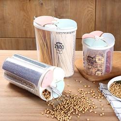 Metropoliten-US Stoarge Jar Rice Beans Can with Seal Cover Food Preservation Container Kitchen Storage Box Container