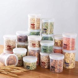 Plastic Sealed Jars, Kitchen Household Grain Storage Tanks, Storage Seasoning/Coffee/Oatmeal