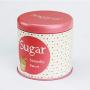 Nicoles Workshop Colorful Dot Mini Storage Metal Jar,Covered,&quotSugar",Pink