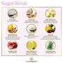 Era Organics Sugar Scrub Body Exfoliator - Spa Quality Sulfate Free Body Scrub with Food Grade Ingredients to Nourish, Moisturize & Rejuvenate Dull Dry Skin - No Harsh Chemicals, Parabens or SLS