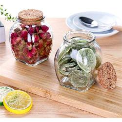 Kitchen Food Storage Jar Airtight Food Storage Kitchen Glass Jar Moisture-Proof Home Multi-Purpose Jam Bottle Cruet Storage Tanks, Glass, Whole Grains