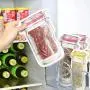 OBR KING 3er Set Dichtungsbeutel für Snacks und Lebensmittel, wiederverwendbar, Mason Jar Form, Ziplock Beutel (L)