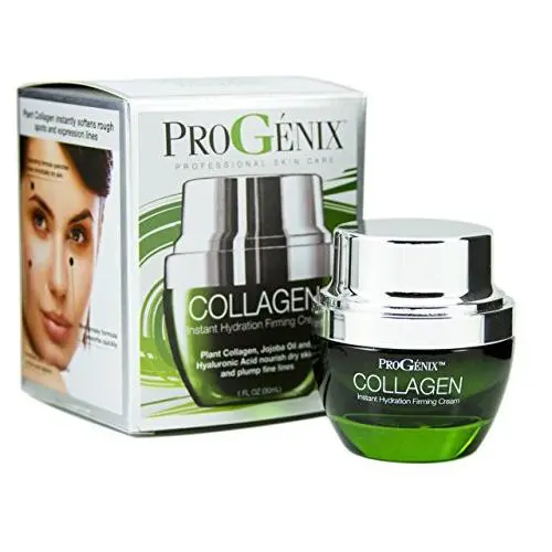 Progenix Collagen Instant Hydration Firming and Plumping Face Cream with Hyaluronic Acid and Jojoba Oil. 1oz Progenix Collagen Instant Hydration Firming and Plumping Face Cream with Hyaluronic Acid and Jojoba Oil. 1oz