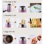 BWTDC Food Jar Stainless Steel Lunch Thermos Simple Modern Vacuum Insulated Flask Leak Proof Kids Food Storage Container Flask,1200ML