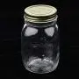 Glass Tea Coffee Canister Cookie Jar Storage Tin Honey Pot Dispenser 3 Sizes - Clear, 500ml Glass Tea Coffee Canister Cookie Jar Storage Tin Honey Pot Dispenser 3 Sizes - Clear, 500ml