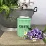 Vintage-Stil Küchenbehälter/Container - Jadeite Jadite - Grits - Mittelgroß - Landhausstil