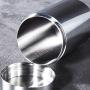 Tea Tins, Stainless Steel Canister Seasoning Box Travel Anti Rust Tea Can Home Kitchen Dry Storage Jar for Tea Coffee Sugar Storage