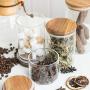 Glass Sealed Jars, Moisture-Proof Kitchen Food Containers, Storage Of Spices/Pasta/Oatmeal/Coffee Beans