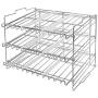 Stackable Chrome Finish Can Rack Organizer - Food Storage - Designed for Cupboard, Pantry, and Cabinet- Perfect for Anywhere Around the Kitchen