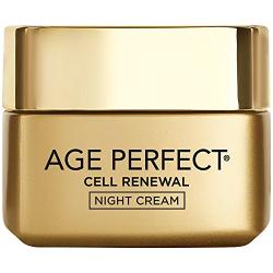 Face Moisturizer, LOreal Paris Age Perfect Cell Renewal Skin Renewing Night Cream Moisturizer with Salicylic Acid, Stimulates Surface Cell Turnover for Visibly Radiant Skin, 1.7 oz.