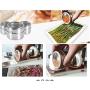 CSPFAIRY Magnetic Spice Box Kitchen Spice Jars Seal Magnet Jar Seasoning Refrigerator Box Multifunction 4 Pcs/Set