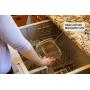 WonderVeg Glass Food Storage Containers - 18 Piece - BPA Free - Dishwasher Safe - Oven Safe - Airtight Seal - Reusable Food Container Set - Use for Home, Kitchen and Restaurant
