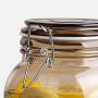 Mason Jars Canning Glass Jars Glass Smoothies Jars with Lids for Drinking and Storage Reusable Container for Juice Milk Bulk Food Coffee Tea Long Round Glass Jars (Size : 900ml)