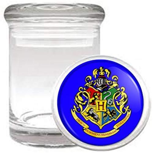 Hogwarts Crest Magic Potter Medical Odorless Glass Jar