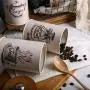 Bouteilles de Rangement Pots - Jeu de 3pcs Réservoirs Métalliques Utensiles Multifonctionnels Boîte Carrée pour Thé Café Sucre Bouteilles de Rangement Pots - Jeu de 3pcs Réservoirs Métalliques Utensiles Multifonctionnels Boîte Carrée pour Thé Café Sucre
