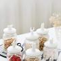 Shelf Floating Glass Sealed Jar Portable Storage Jar Small Animals Covers Jar Whole Grains Storage Box Storage Tank.