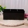 Milue Black Acrylic Makeup Brush Holder Cosmetic Organizer Case Jewelry Storage Box Milue Black Acrylic Makeup Brush Holder Cosmetic Organizer Case Jewelry Storage Box