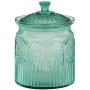 The Pioneer Woman Adeline 6-Piece Condiment Set in Turquoise bundle with The Pioneer Woman Turquoise Glass Cookie Jar