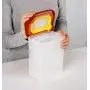 Joseph Joseph 81020 Nest Storage Tall Kunststoff Lebensmittelbehälter Set mit Deckeln, Luftdicht, Mikrowellengeeignet, 6-teilig