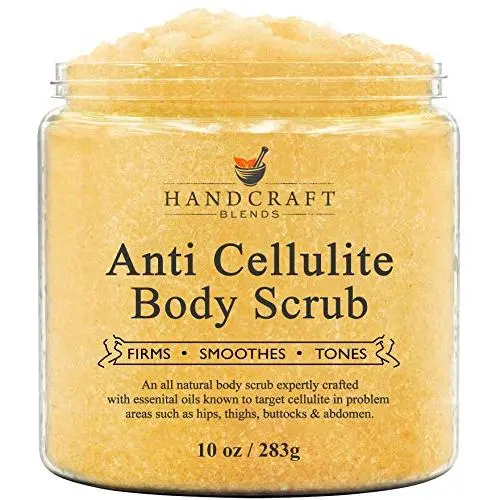 Handcraft Cellulite Treatment Body Scrub - 100% Natural - Powerful Anti Cellulite Treatment, Penetrates Skin, Targets Unwanted Fat and Improves Skin Firmness – 10 oz Handcraft Cellulite Treatment Body Scrub - 100% Natural - Powerful Anti Cellulite Treatment, Penetrates Skin, Targets Unwanted Fat and Improves Skin Firmness – 10 oz