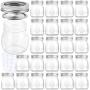 KAMOTA Mason Jars 10 oz With Regular Lids and Bands, Ideal for Jam, Honey, Wedding Favors, Shower Favors, Baby Foods, DIY Magnetic Spice Jars, 24 PACK, 30 Whiteboard Labels Included