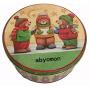 Abyomon Mini Tin Candy Box Sealed Jar Jewelry Biscuit Cookie Coin Candy Storage Container Case Organizer