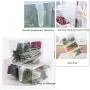 MAYROUND Airtight Food Storage Containers Sets,Cosmetics Cabinet Desktop Storage Containers with Lids for Rice Food Fruit Eggs Snacks Cosmetics in Bedroom, Dining Room, Kitchen 2 Pieces/Set