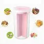 Separate Storage Box with lid, Large Round Food canisters Preserving Jars Durable Versatile Pack of 2-G 1.2Lx2 Separate Storage Box with lid, Large Round Food canisters Preserving Jars Durable Versatile Pack of 2-G 1.2Lx2