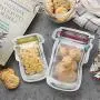 Reusable Mason Jar Zipper Bags, 12 pcs Food Storage Snack Sandwich Bag, Nuts Candy Cookies Airtight Seal Bag, Leak Proof Food Saver Bags for Kitchen Picnic Camping Organizer (Tallx1+Lx3+Mx4+Sx4) Reusable Mason Jar Zipper Bags, 12 pcs Food Storage Snack Sandwich Bag, Nuts Candy Cookies Airtight Seal Bag, Leak Proof Food Saver Bags for Kitchen Picnic Camping Organizer (Tallx1+Lx3+Mx4+Sx4)