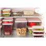 YJYdada Kitchen Storage Box Sealing Food Preservation Plastic Fresh Pot Container 1 set of 17 pieces (Green)